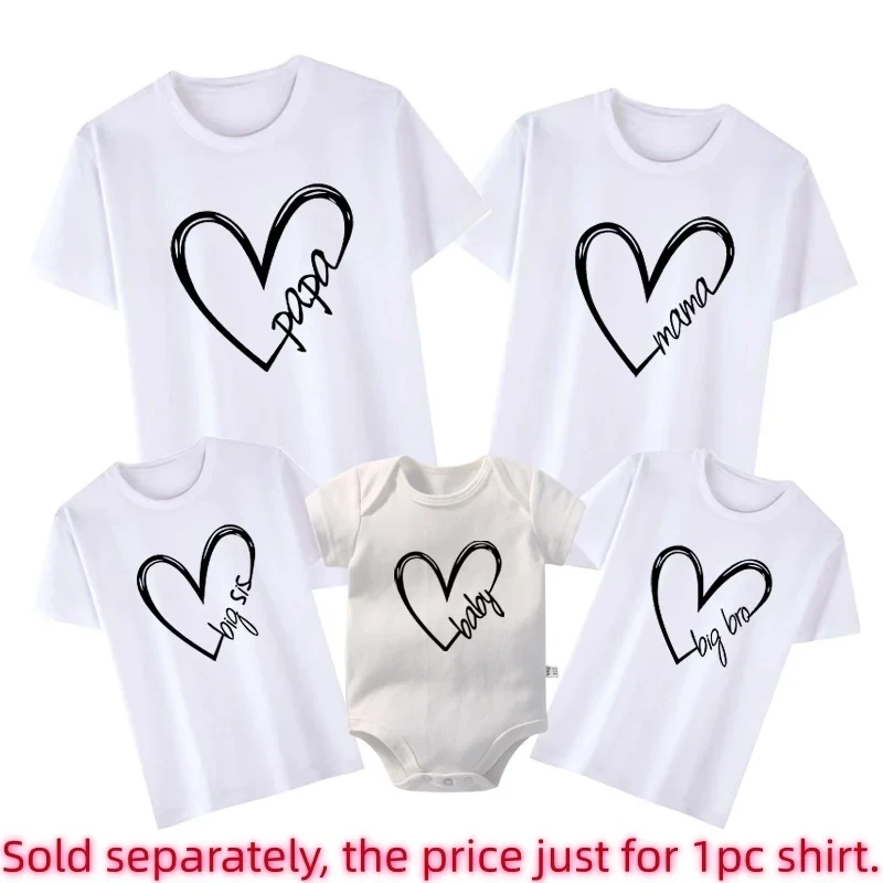 Funny Papa Mama Family Matching Outfits Daddy Mom Kids T-shirt Baby Bodysuit Family Look Father Son Clothes Father's Day Gift