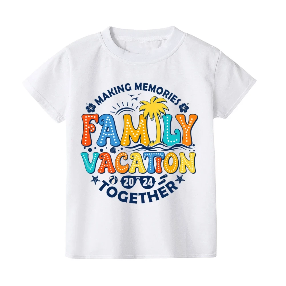 Making Memories Family Vacation 2024 Together Family Tshirt Travel Clothing Family Vacation Matching Shirts Summer Vacation Tee